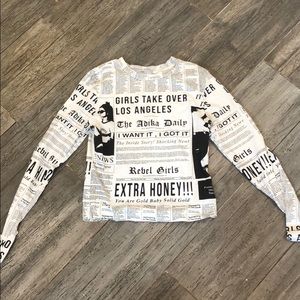 Newspaper Phifer Top